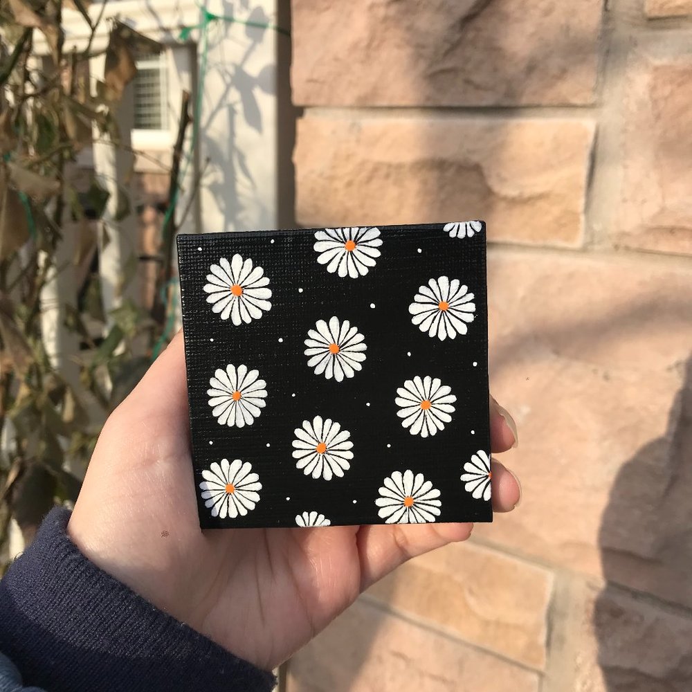 Handmade 3x3inch Mini Canvas